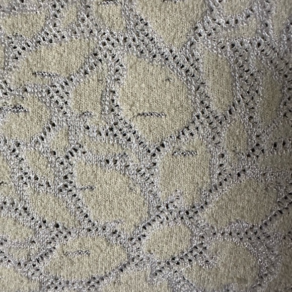 St. John knit tank two toned cream made in the USA . Size small designer - Picture 5 of 11